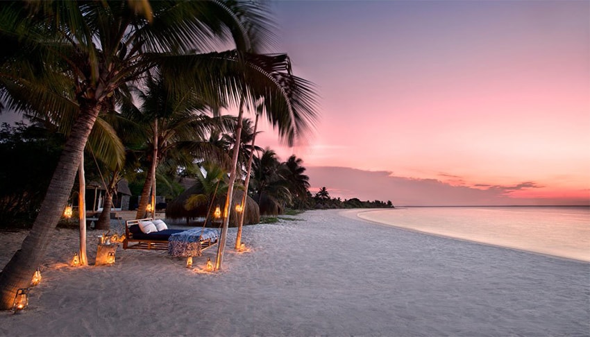Resort en playa de Mozambique