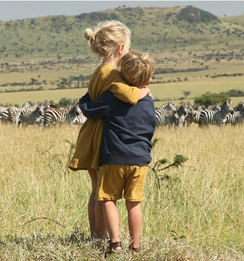viajar con niños a Africa, Safari